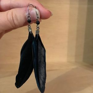 Feather earrings